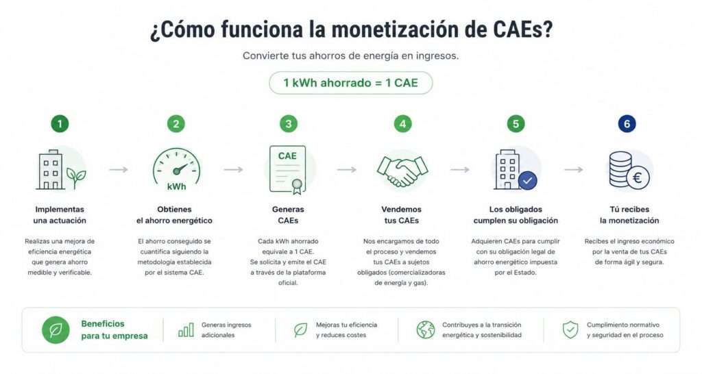 MONETIZACION CAE cae infografia web
